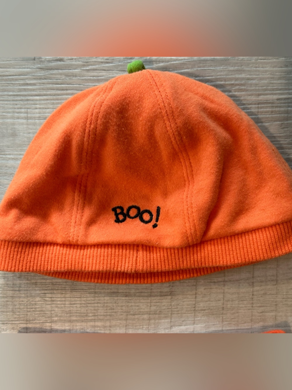 Pumpkin Jack O Lantern Baby Set - Hat & Pants - Halloween - Picture 3 of 4